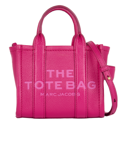 Mini Tote, &pound;175, Handbags, Pink, Leather, Front view